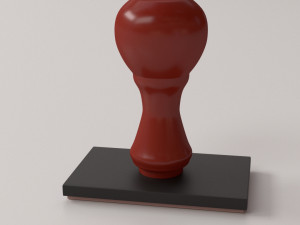 rubber stamp Modèle 3D