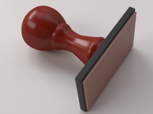 rubber stamp Modelo 3D