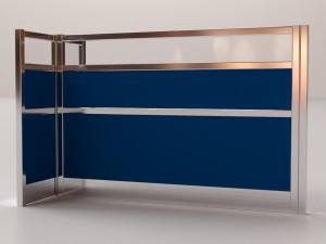 cubicle partition Modelo 3D