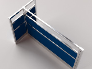 cubicle partition 3D Model