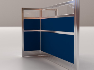 cubicle partition 3D Model