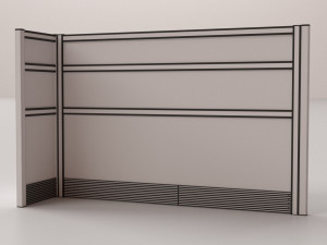 cubicle partition 3D Model