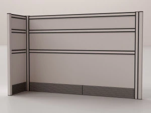 cubicle partition 3D Model