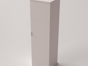 glass display cabinet Modello 3D