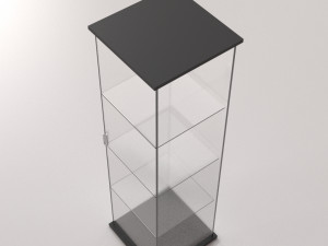 glass display cabinet Modello 3D