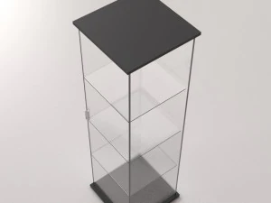 glass display cabinet 3D Model