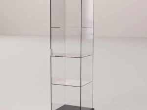 glass display cabinet 3D Model