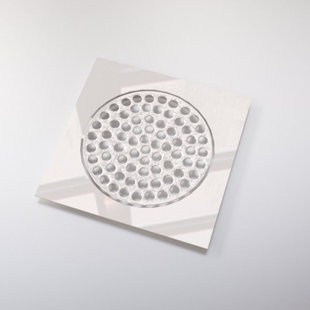 bathroom drain cover Modelo 3D .c4d .max .obj .3ds .fbx .stl .blend 