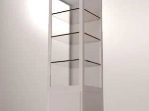 glass display cabinet v2 3D Model