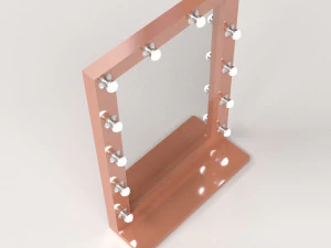 makeup artist mirror 3D Model