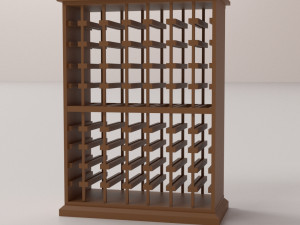 wine rack 3Dモデル
