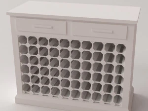 wine cabinet 3D Model