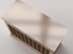 wine cabinet 3D Modell