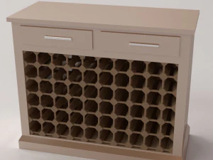 винна шафа 3D Модель