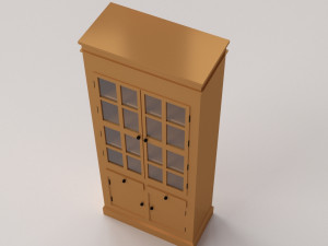 display cabinet 3D Model
