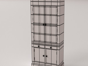 display cabinet 3D Model