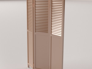 foldable room screen 3D Модель