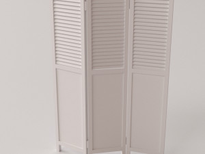 foldable room screen 3D Модель