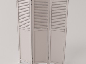 foldable room screen 3D Модель