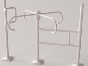 revolving gate 3D-Modell