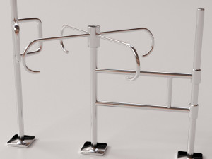 revolving gate Model 3D