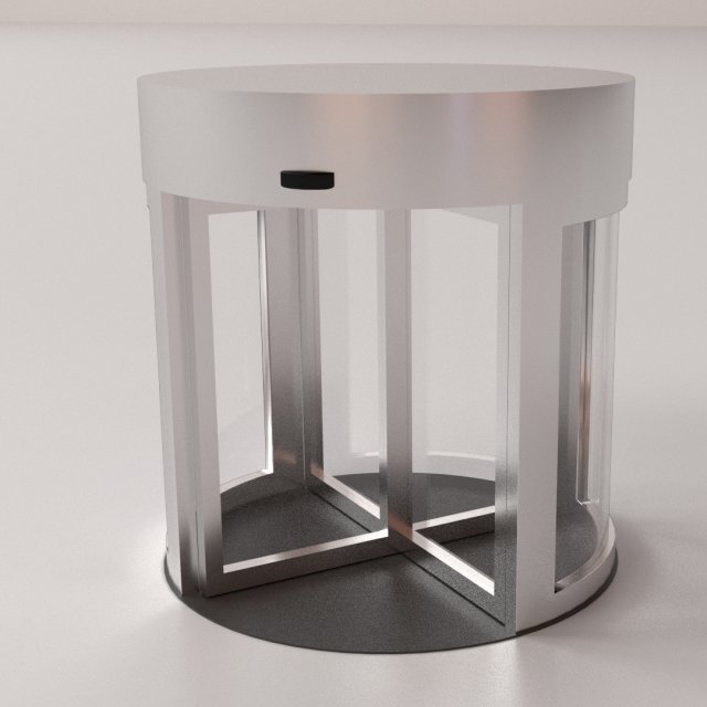 revolving door Modelo 3D .c4d .max .obj .3ds .fbx .stl .blend 