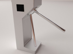 tripod turnstile 3D Model