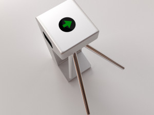 tripod turnstile 3D Модель