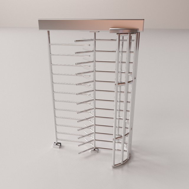 turnstile 3D Model .c4d .max .obj .3ds .fbx .stl .blend 