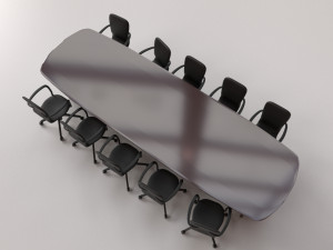 conference table set 3D Модель