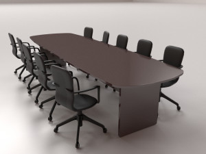 conference table set 3D Модель