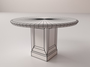 round table Modelo 3D