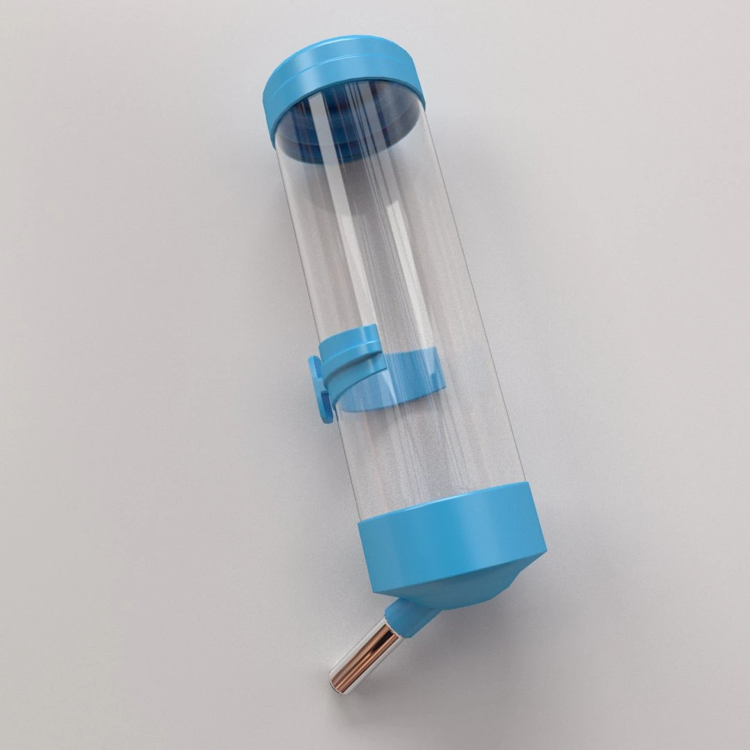 pet drinking bottle 3D Model .c4d .max .obj .3ds .fbx .stl .blend 