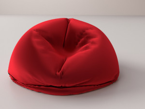 bean bag 3D-Modell
