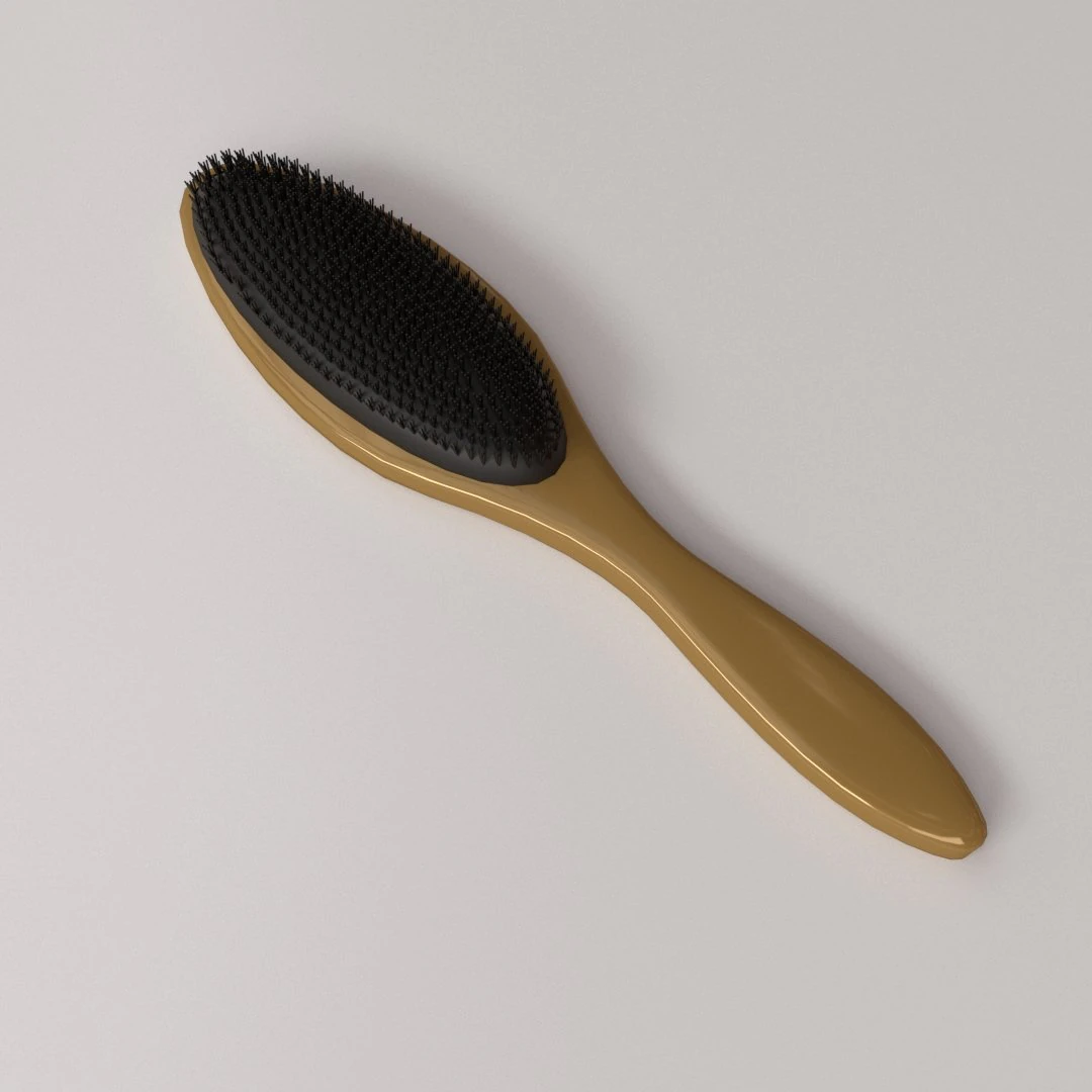 hair brush 3D Model .c4d .max .obj .3ds .fbx .stl .blend 