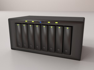 nas storage Modèle 3D