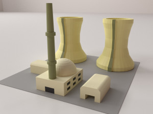 nuclear plant 3D Модель