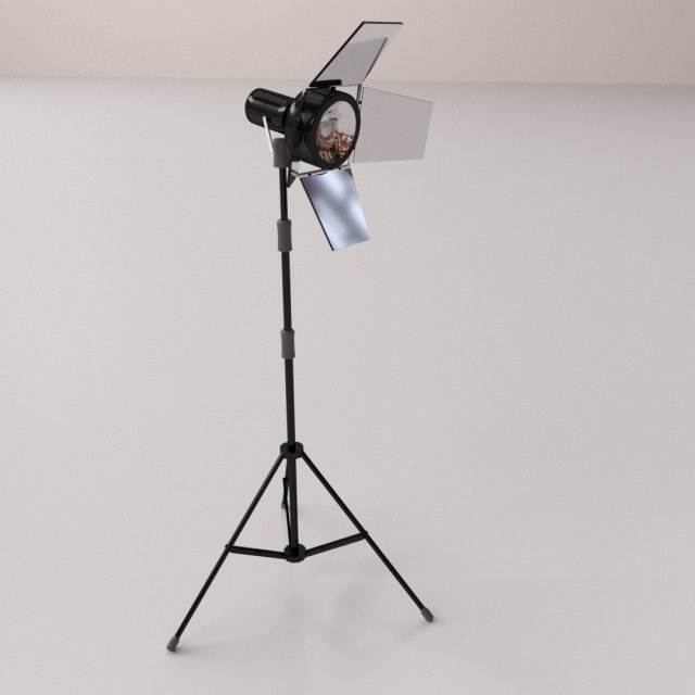studio light 3D 모델 .c4d .max .obj .3ds .fbx .stl .blend 