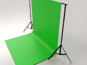 green screen 3D Model