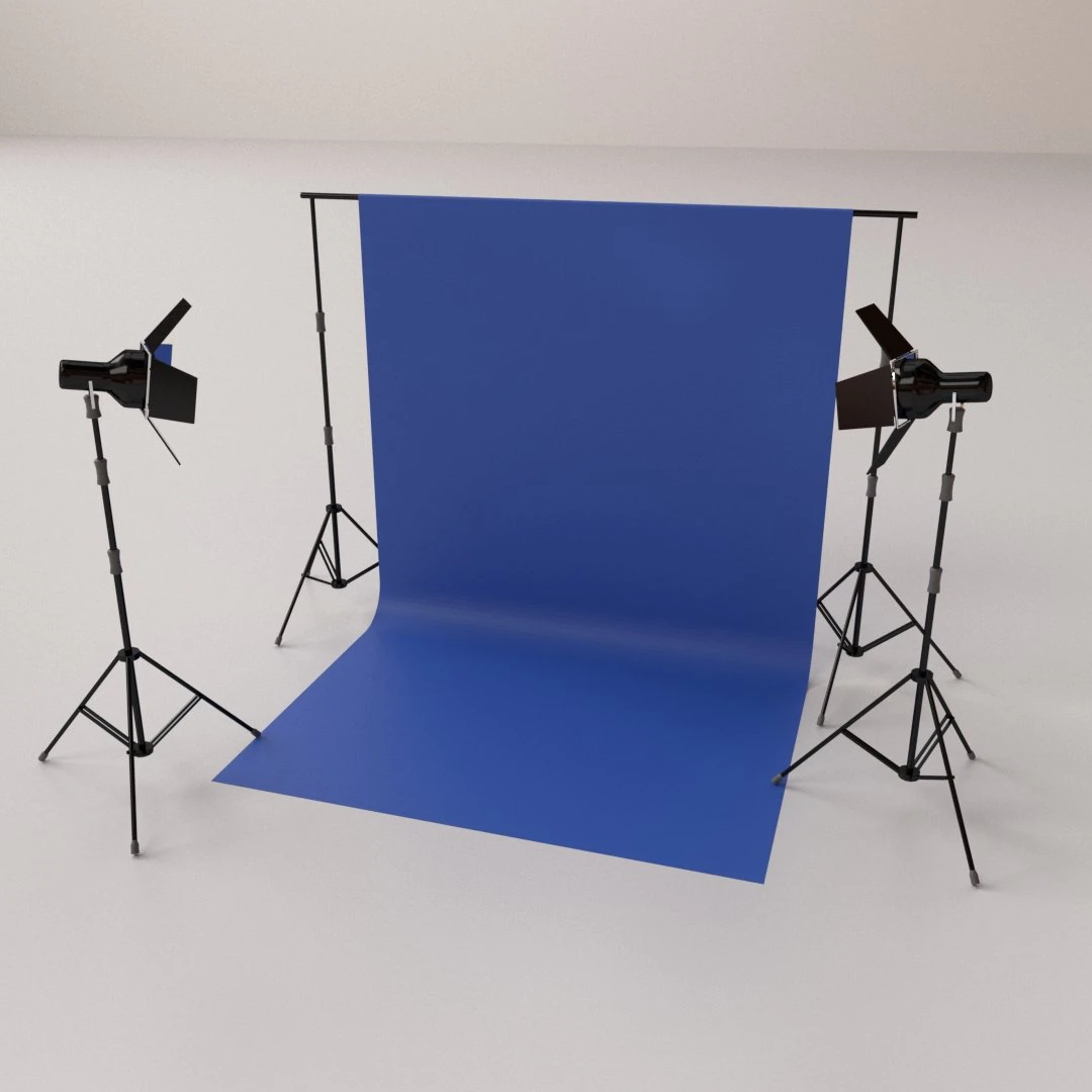 photography studio 3D Model .c4d .max .obj .3ds .fbx .stl .blend