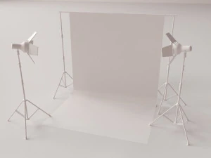 photography studio 3D Model
