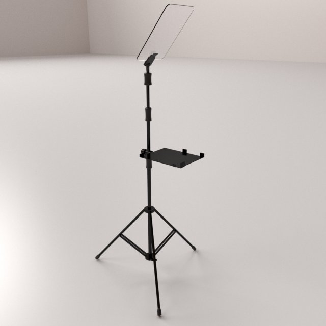 teleprompter 3D Модель .c4d .max .obj .3ds .fbx .stl .blend 