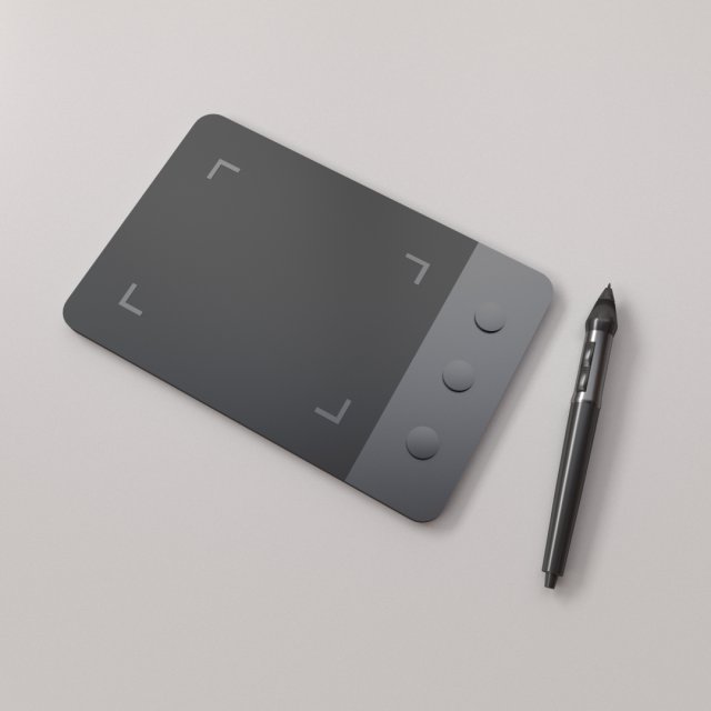 graphic tablet 3D Model .c4d .max .obj .3ds .fbx .stl .blend