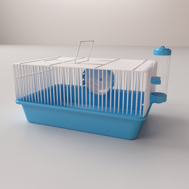 hamster cage 3D in 3DExport
