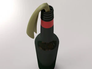 molotov cocktail 3D Model