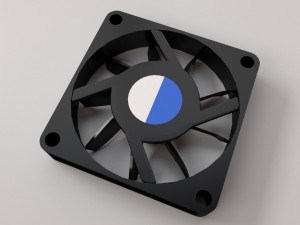 cooler fan 3D-Modell
