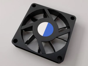 クーラーファン 3Dモデル