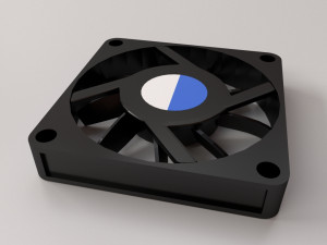 cooler fan 3D 모델