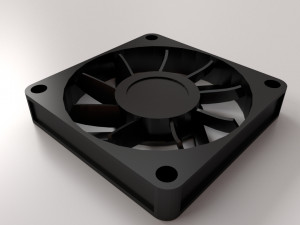 cooler fan 3D 모델