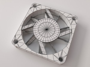 cooler fan 3D 모델